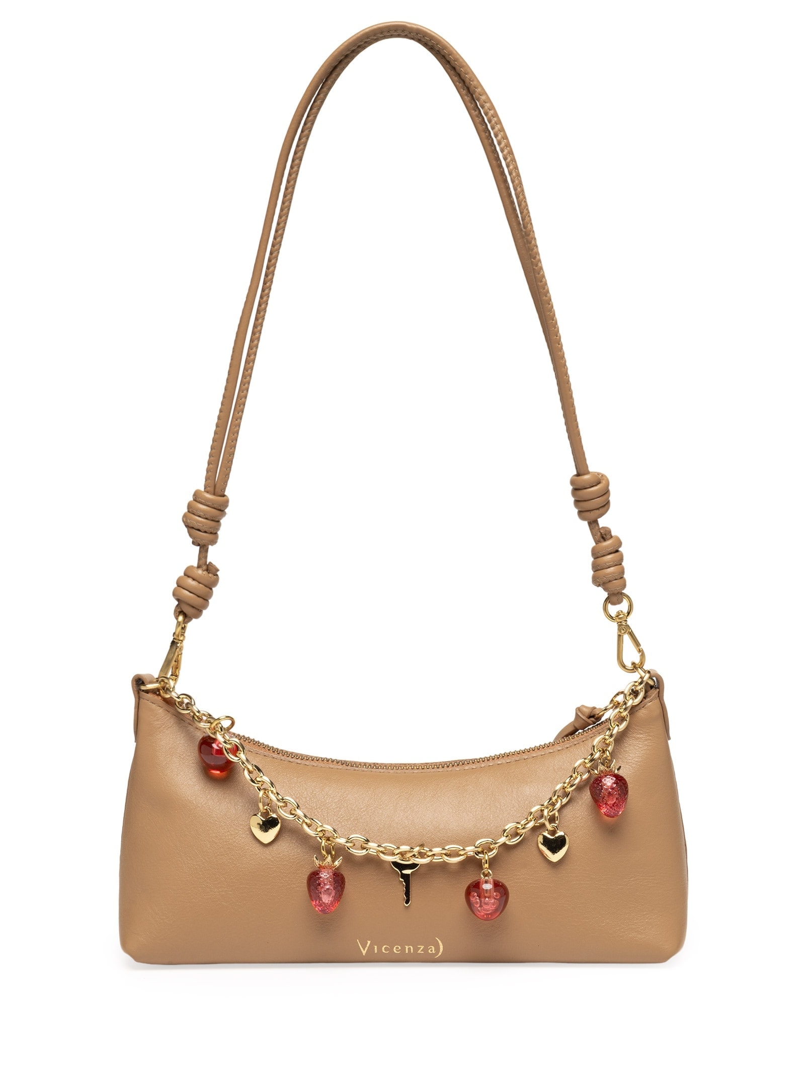 Bolsa Feminina Shoulder Ayla Média Marrom Vicenza