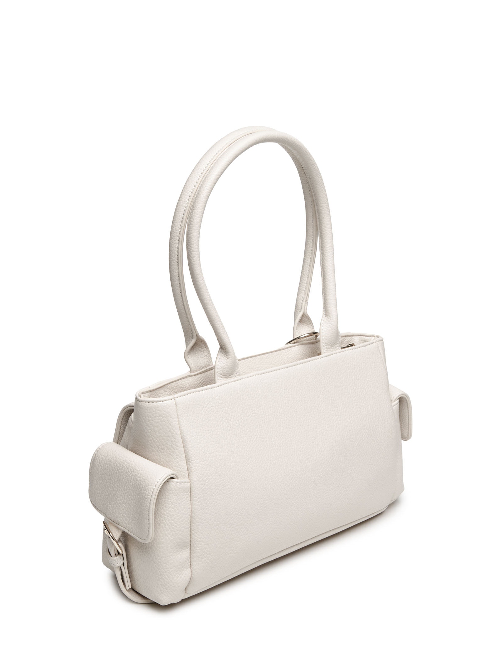 Bolsa Feminina Shoulder Bolsos E Porta Batom Branco Lança Perfume