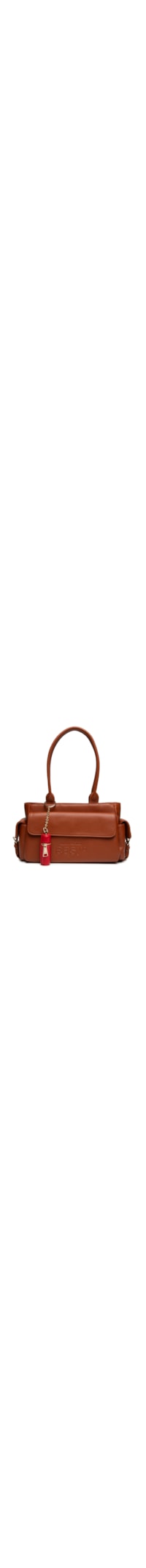 Bolsa Feminina Shoulder Bolsos E Porta Batom - Marrom