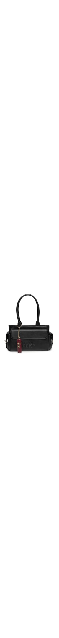 Bolsa Feminina Shoulder Bolsos E Porta Batom - Preto