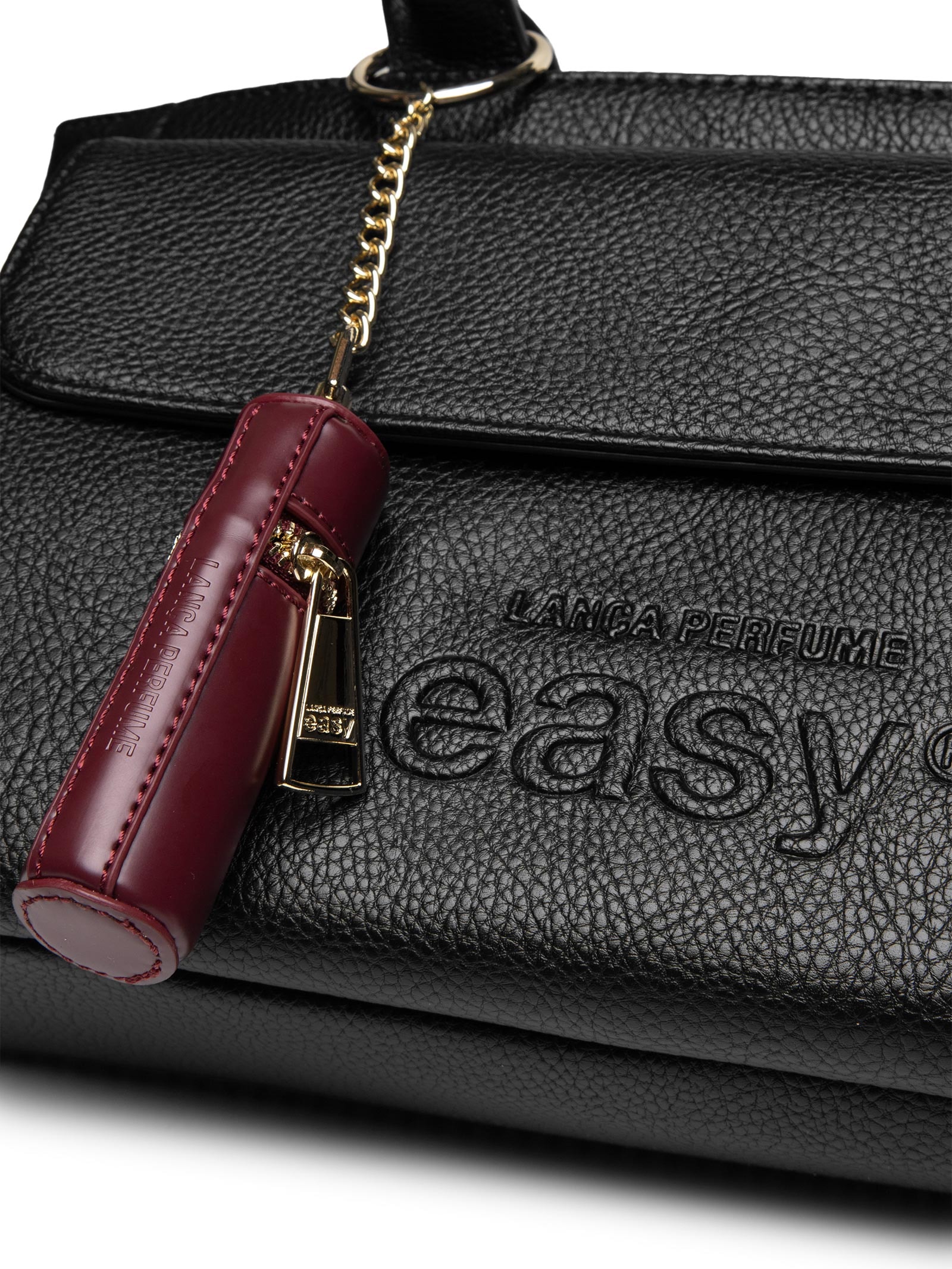 Bolsa Feminina Shoulder Bolsos E Porta Batom Preto Lança Perfume