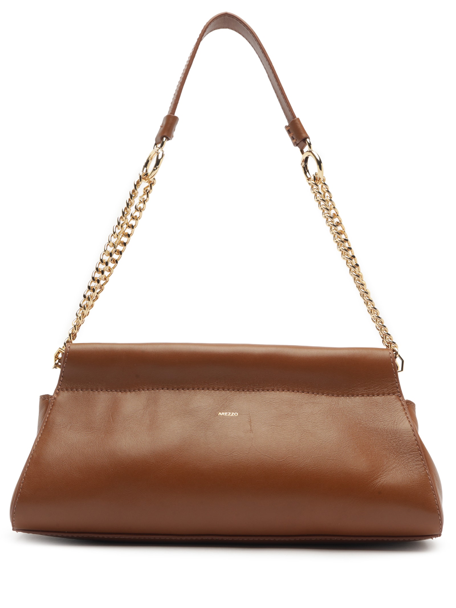 Bolsa Feminina Shoulder Couro Grande Marrom Arezzo