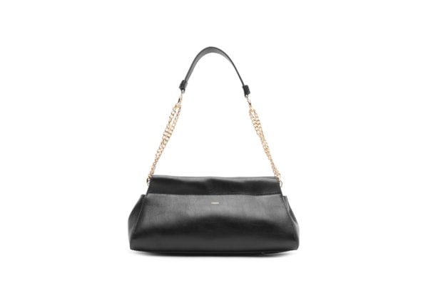 Bolsa Feminina Shoulder Couro Grande - Preto