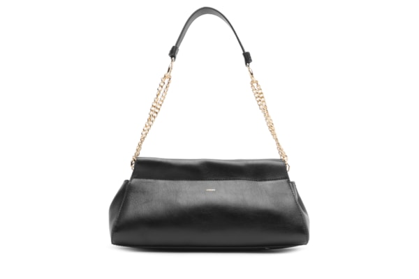 Bolsa Feminina Shoulder Couro Grande - Preto