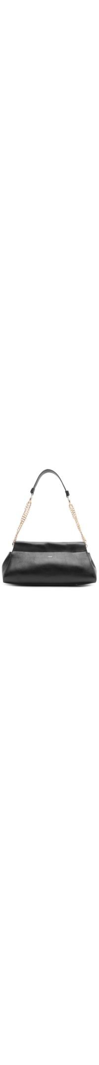 Bolsa Feminina Shoulder Couro Grande - Preto