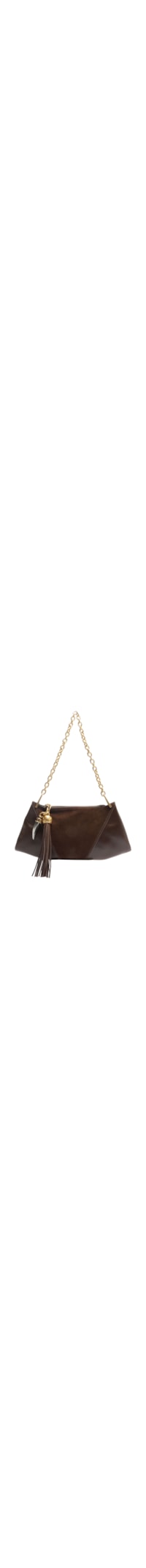Bolsa Feminina Shoulder Couro Média Corrente - Marrom