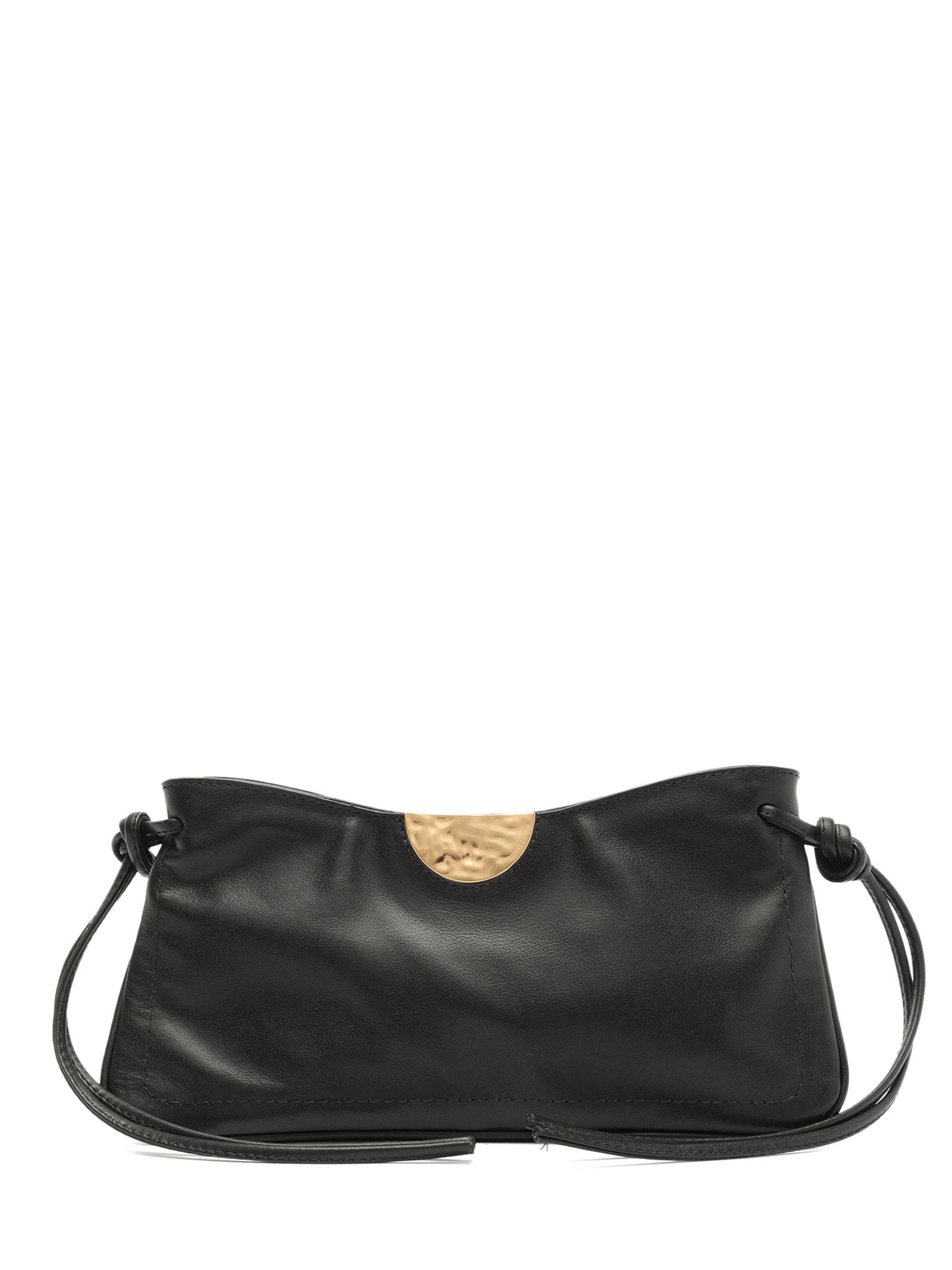 Bolsa Feminina Shoulder Couro Média Corrente Preto Arezzo