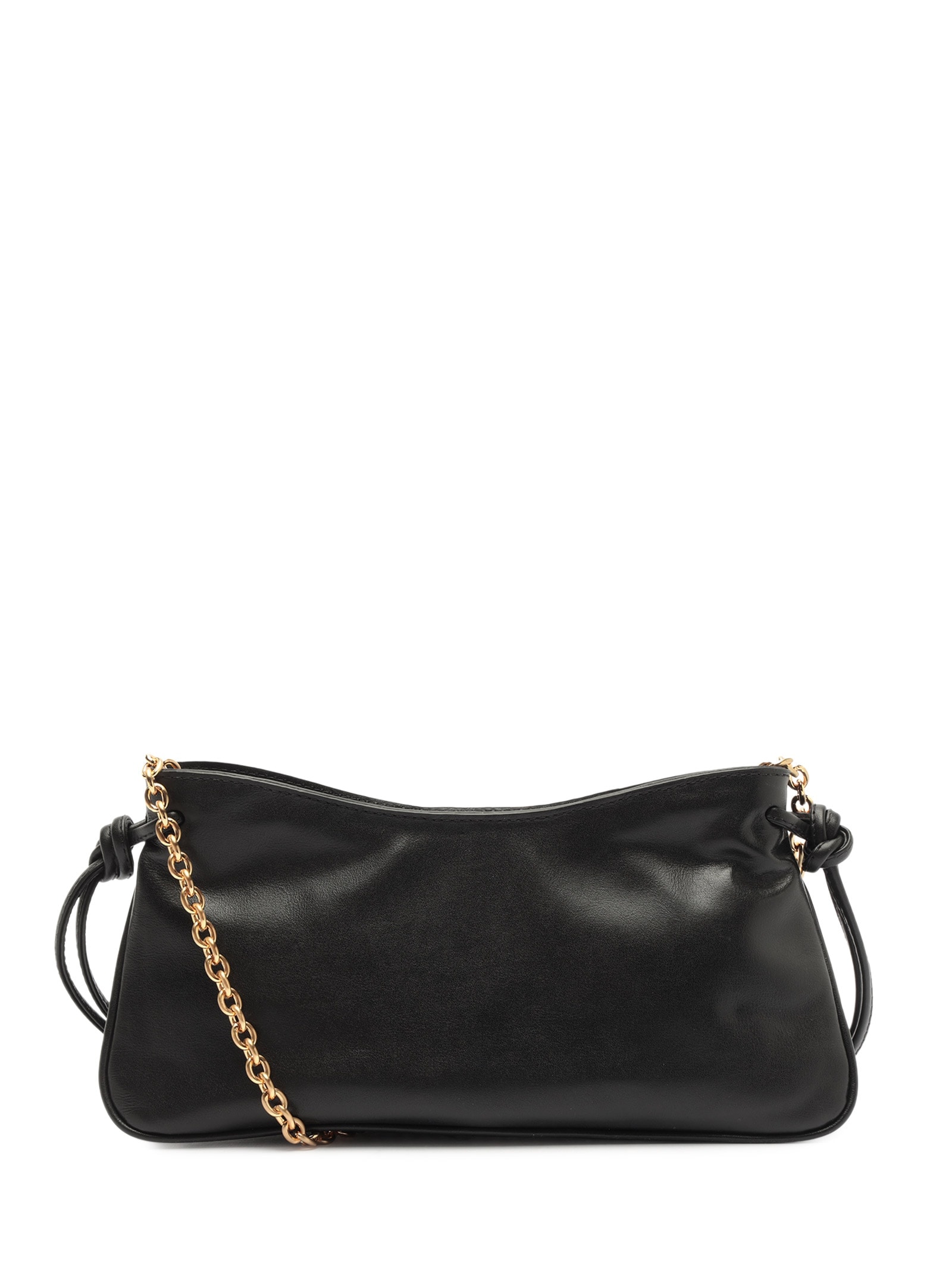 Bolsa Feminina Shoulder Couro Média Corrente Preto Arezzo