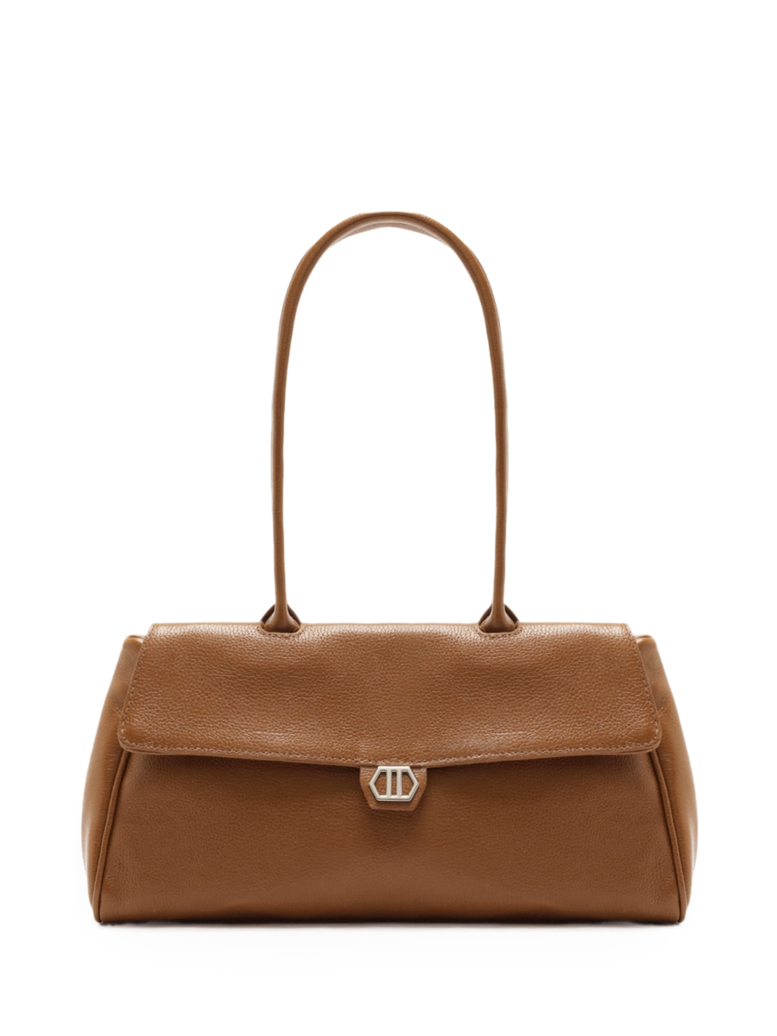 Bolsa Feminina Shoulder Couro Média Marrom Arezzo