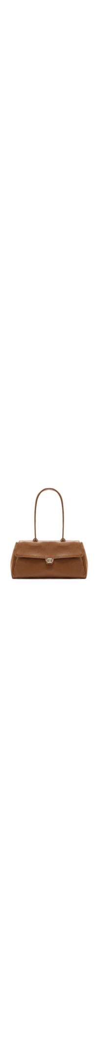 Bolsa Feminina Shoulder Couro Média - Marrom