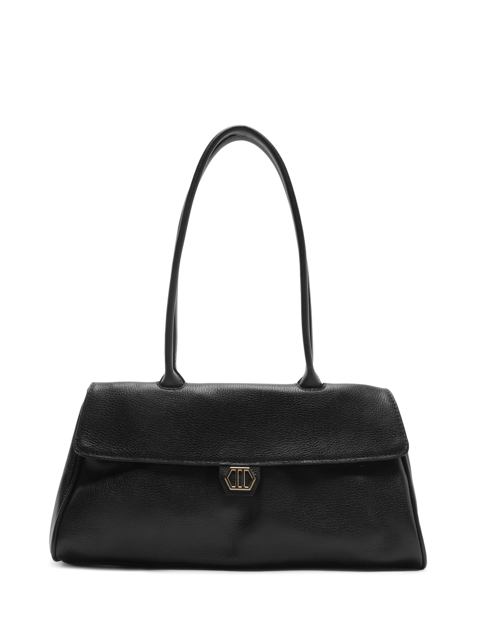 Bolsa Feminina Shoulder Couro Média Preto Arezzo