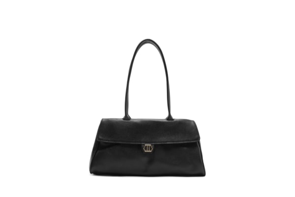 Bolsa Feminina Shoulder Couro Média - Preto