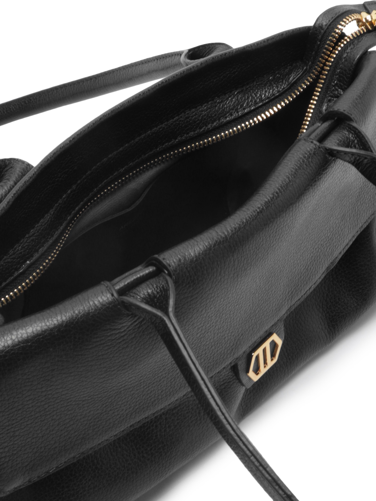 Bolsa Feminina Shoulder Couro Média Preto Arezzo