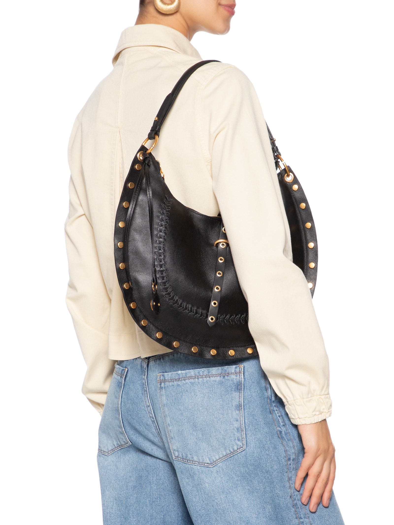 Bolsa Feminina Shoulder Gaya Grande Preto Vicenza