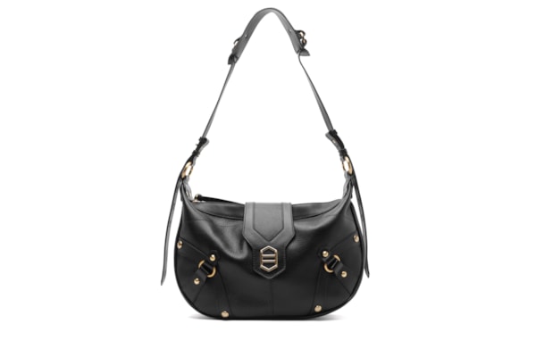 Bolsa Feminina Shoulder Grande Couro - Preto