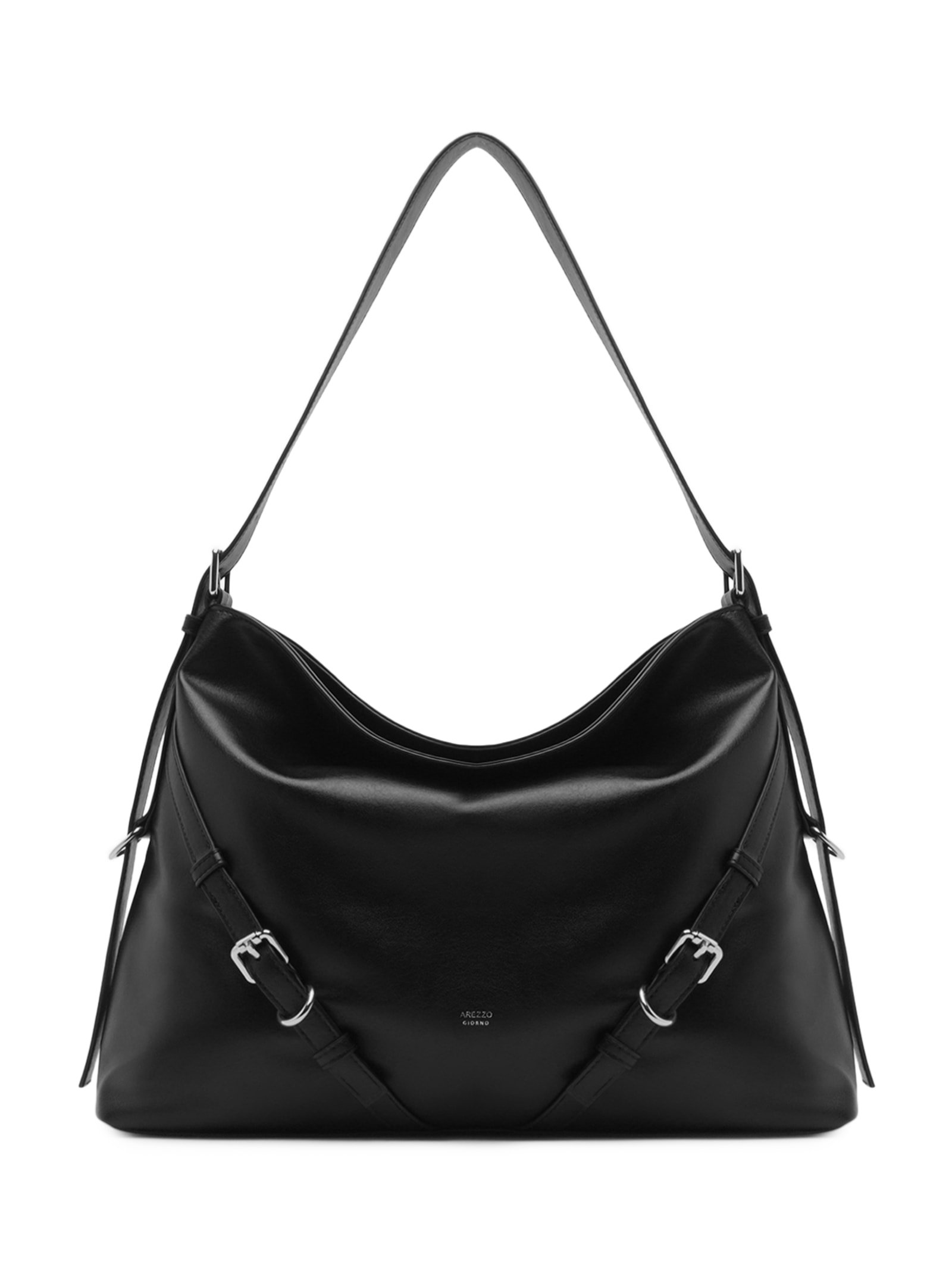 Bolsa Feminina Shoulder Grande Fivelas Preto Arezzo