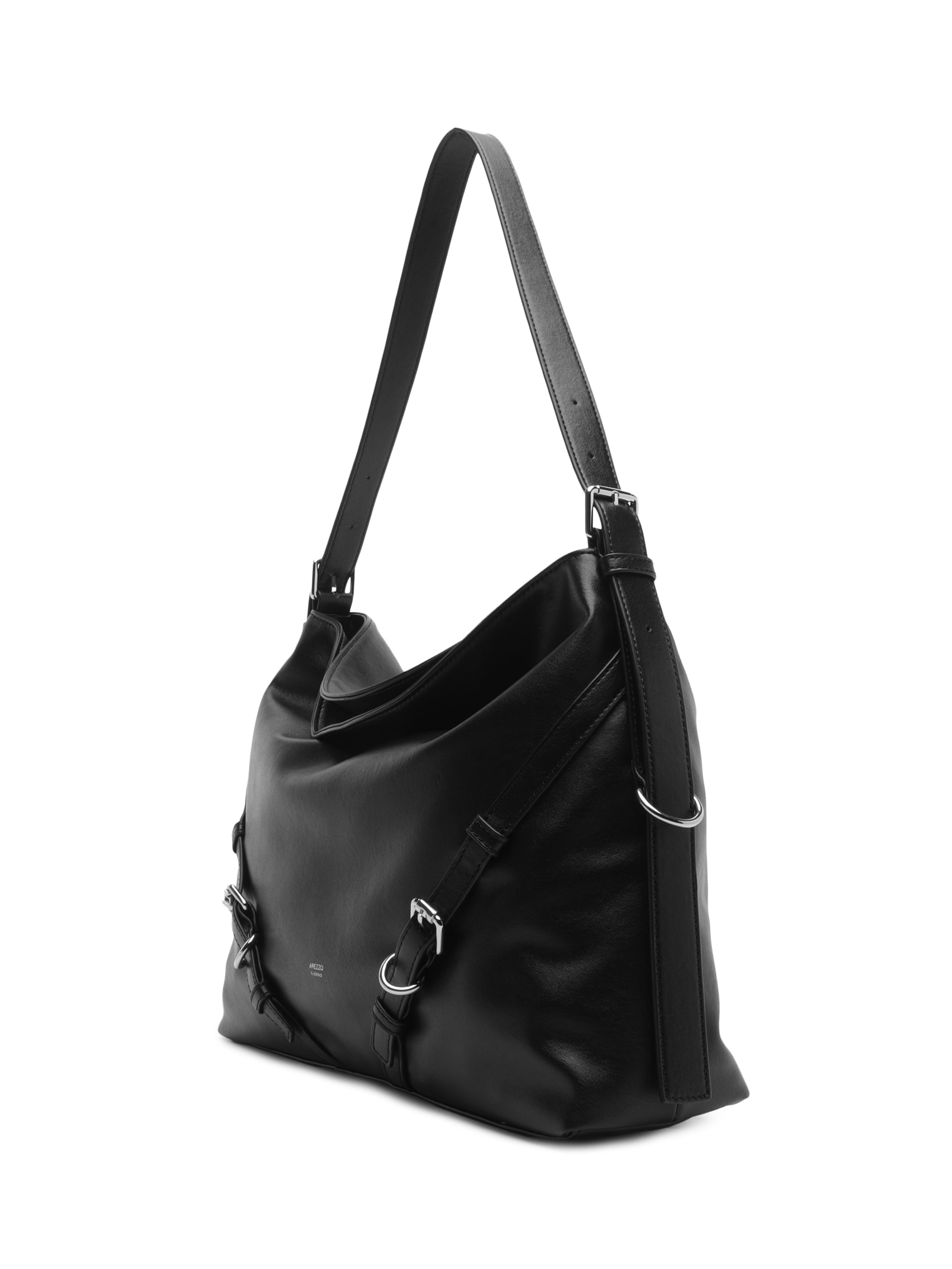 Bolsa Feminina Shoulder Grande Fivelas Preto Arezzo