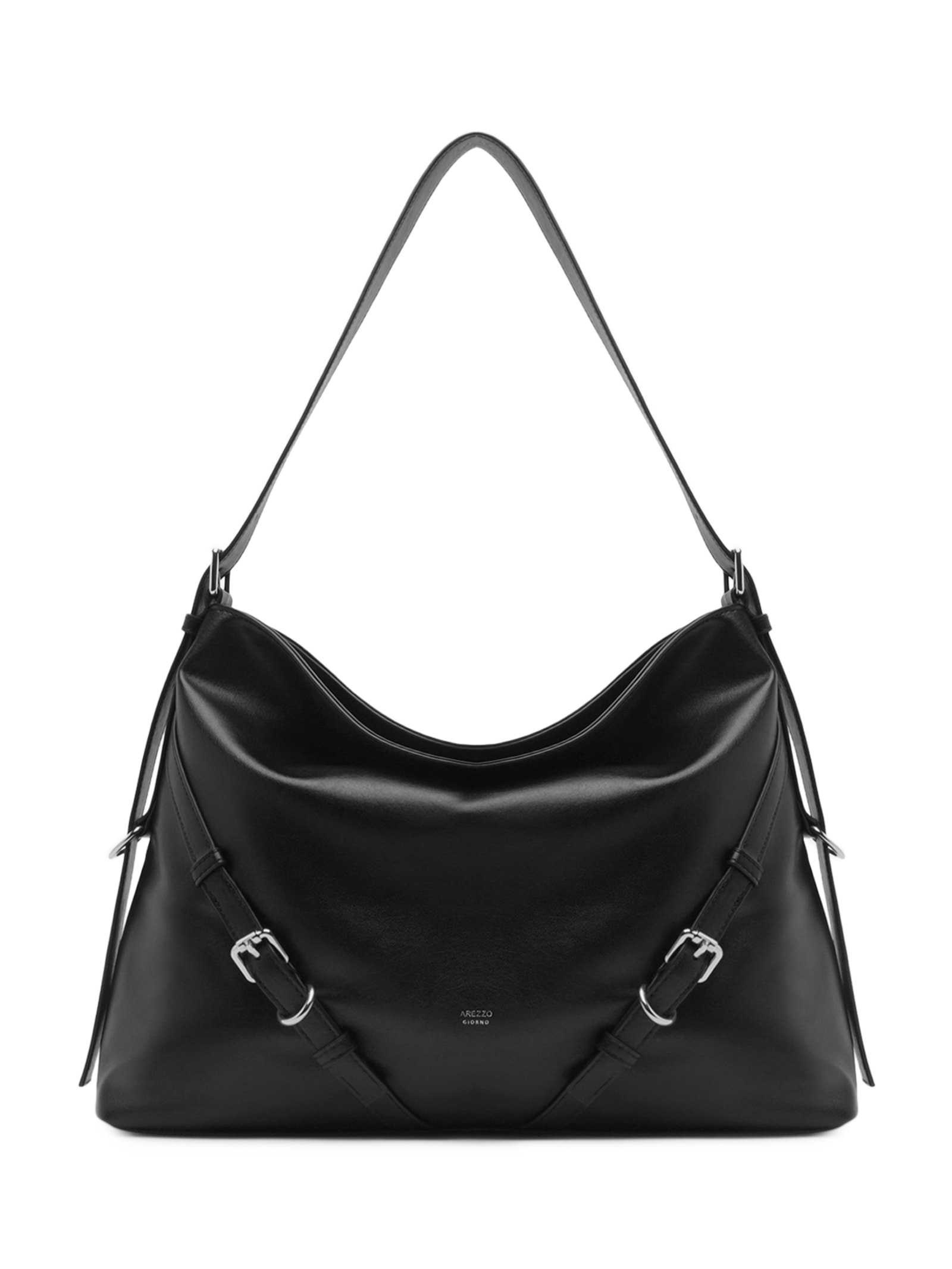 Bolsa Feminina Shoulder Grande Fivelas Preto Arezzo