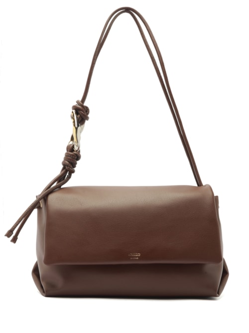 Bolsa Feminina Shoulder Grande Metal Orgânico – Marrom