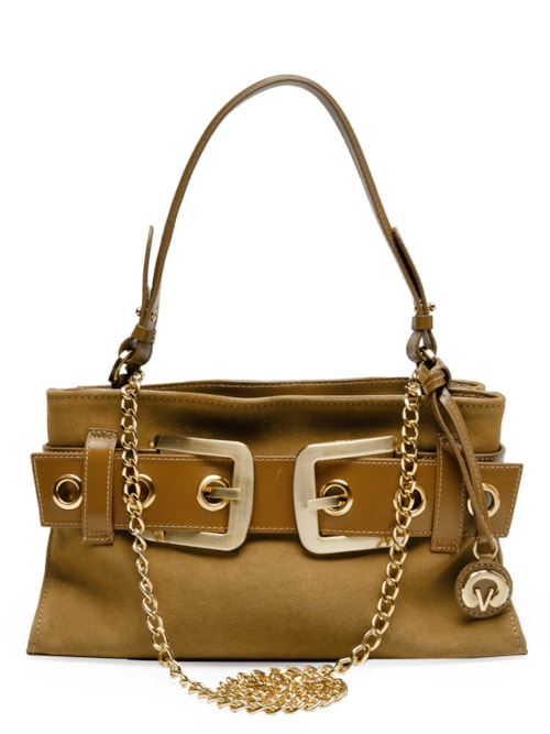 Bolsa Feminina Shoulder Lien Média – Marrom