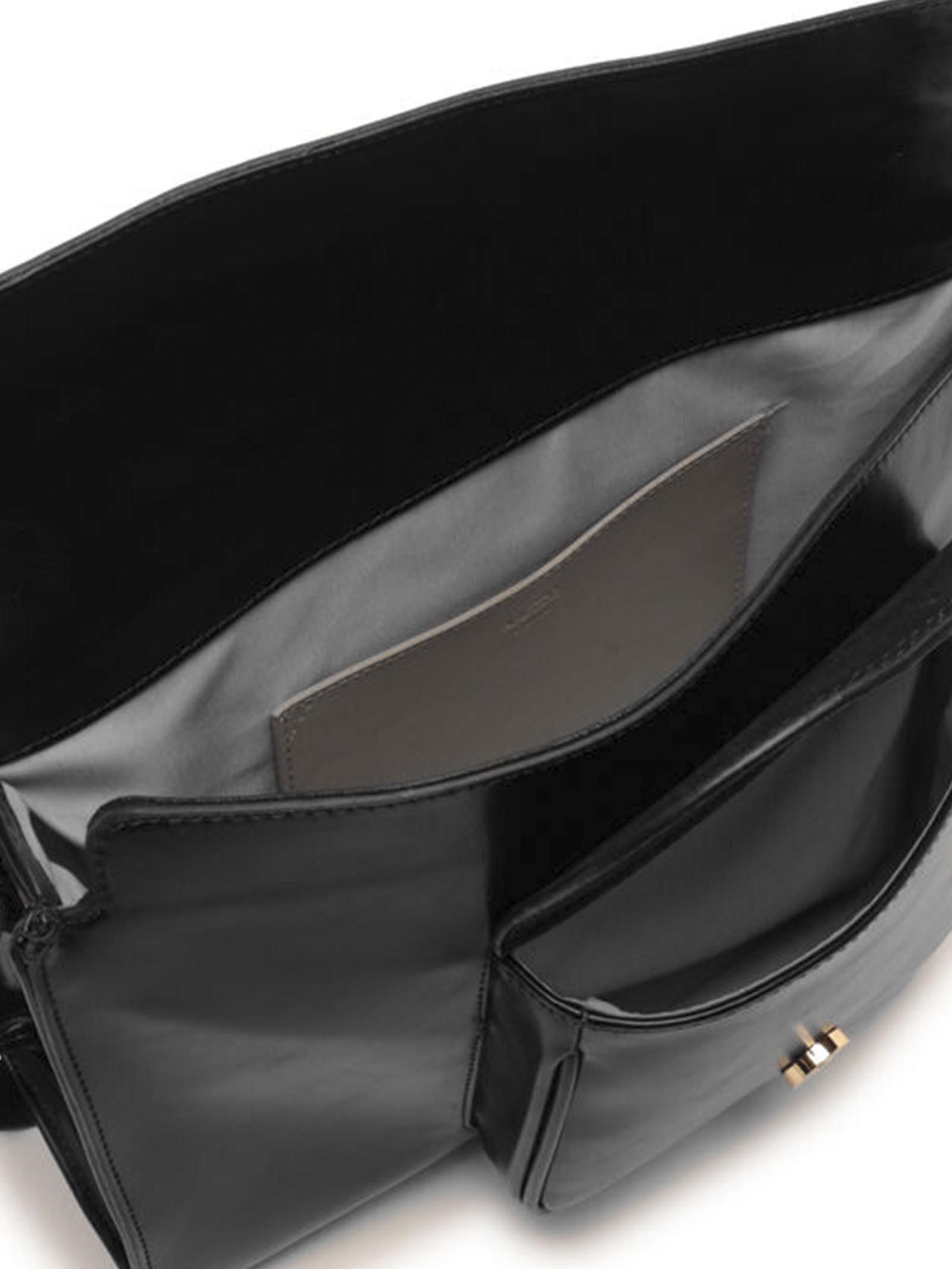 Bolsa Feminina Shoulder Média Bolso Camurça Preto Arezzo