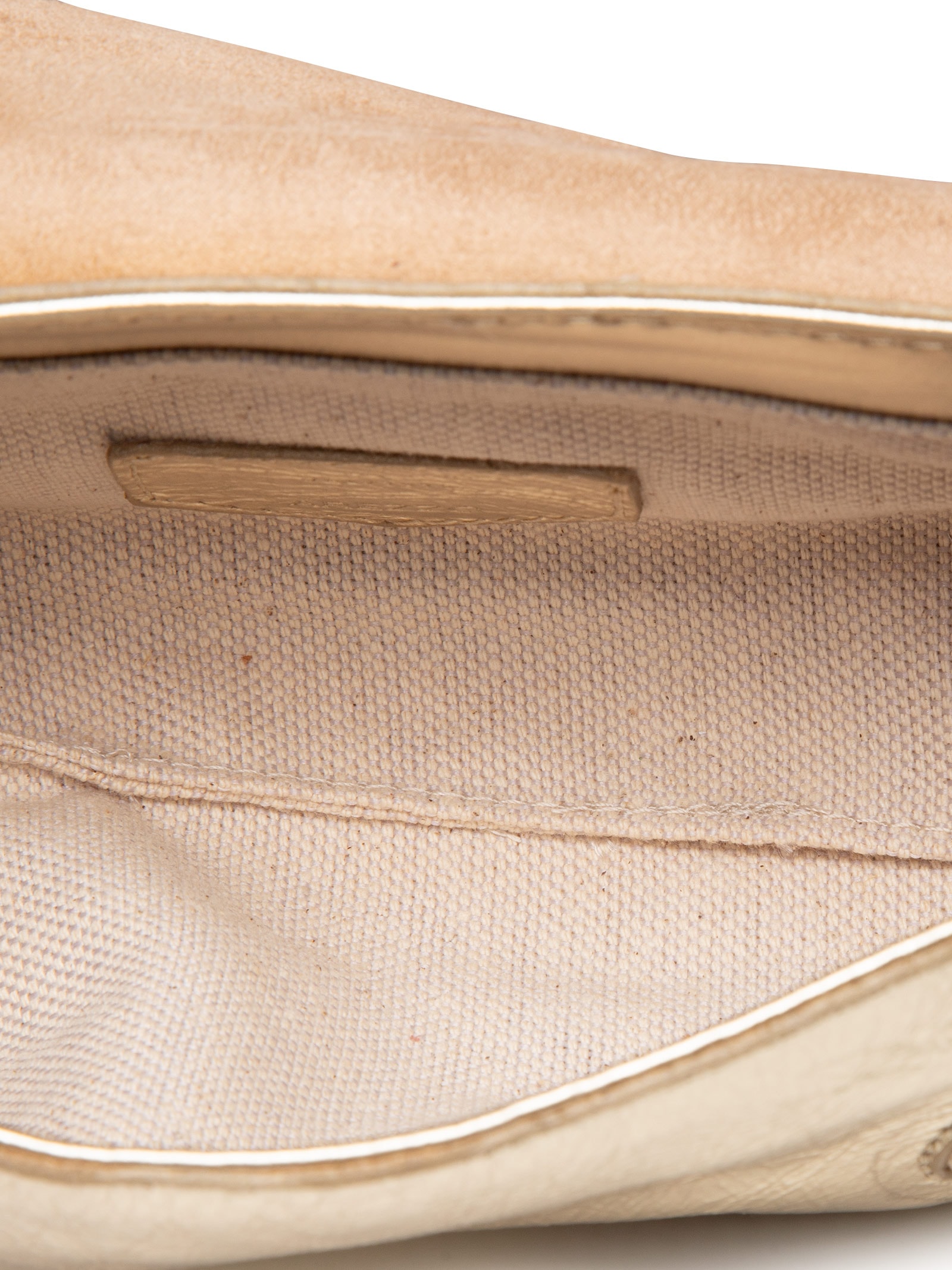 Bolsa Feminina Shoulder Pequena Metalizada Corrente Couro Dourado Arezzo