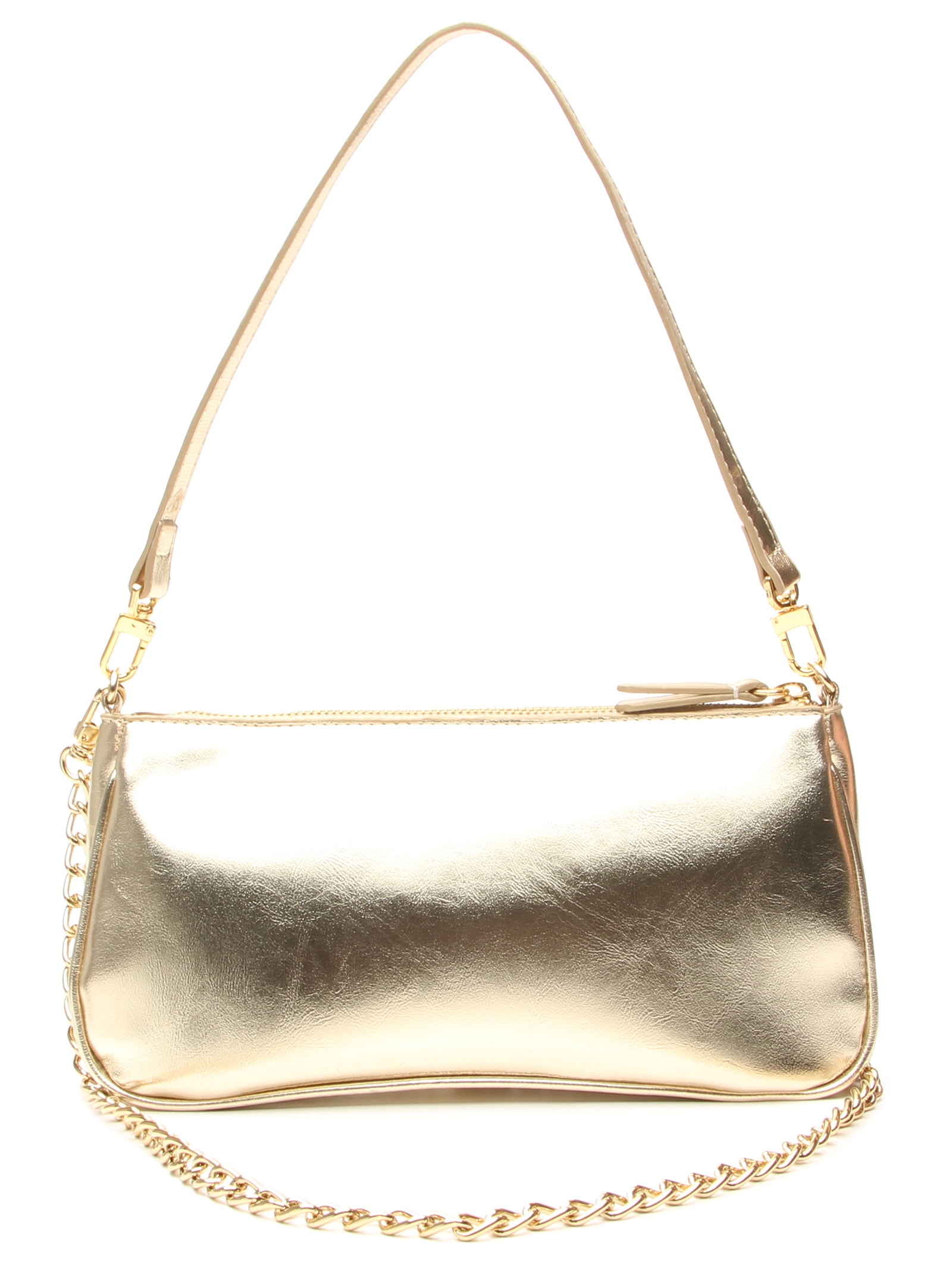 Bolsa Feminina Sintética Napa Iron Other Dourado Vicenza