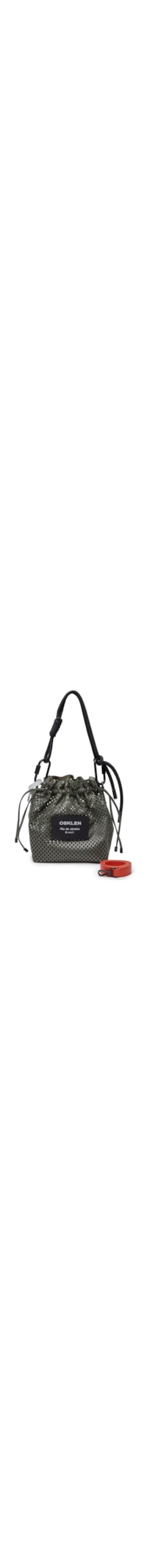 Bolsa Feminina Small Crossbody Couro Microfuros - Verde