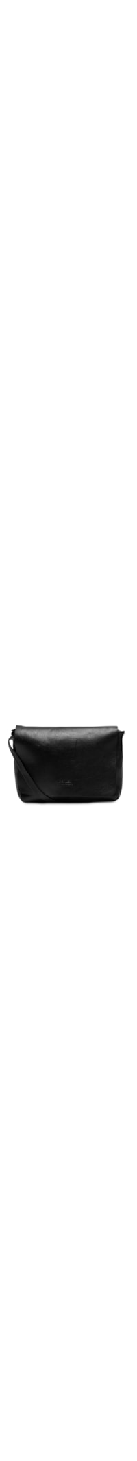 Bolsa Feminina Small Leather Crossbody E-Basics Bag - Preto