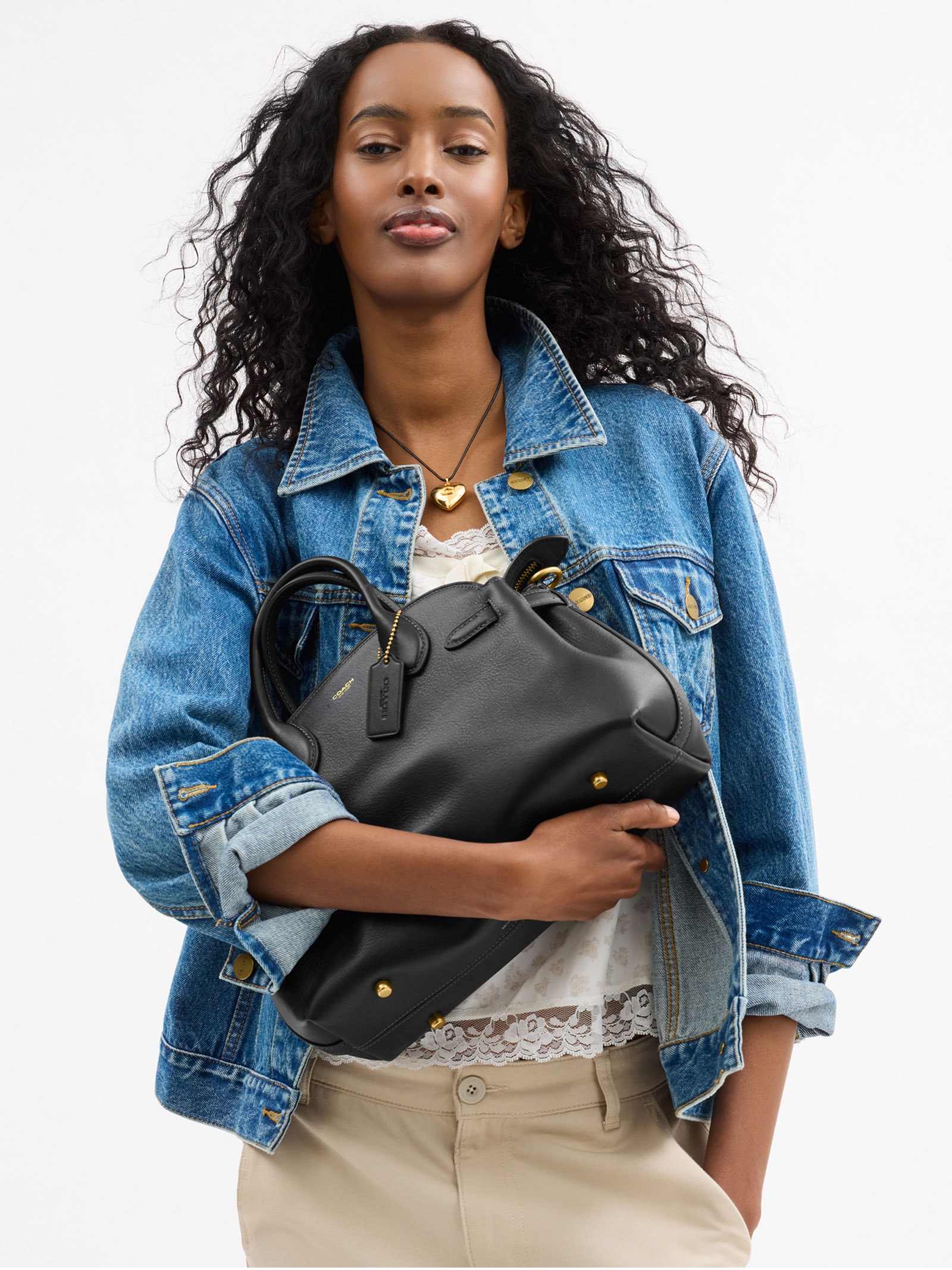 Bolsa Feminina Soft Empire Carryal 28 Preto Coach