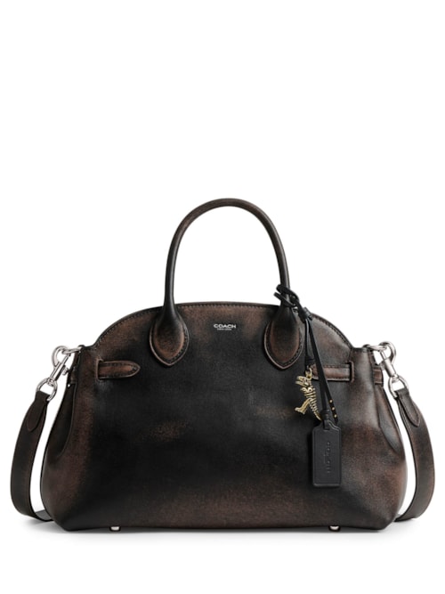 Bolsa Feminina Soft Empire Carryall 28 Loved Leather - Preto