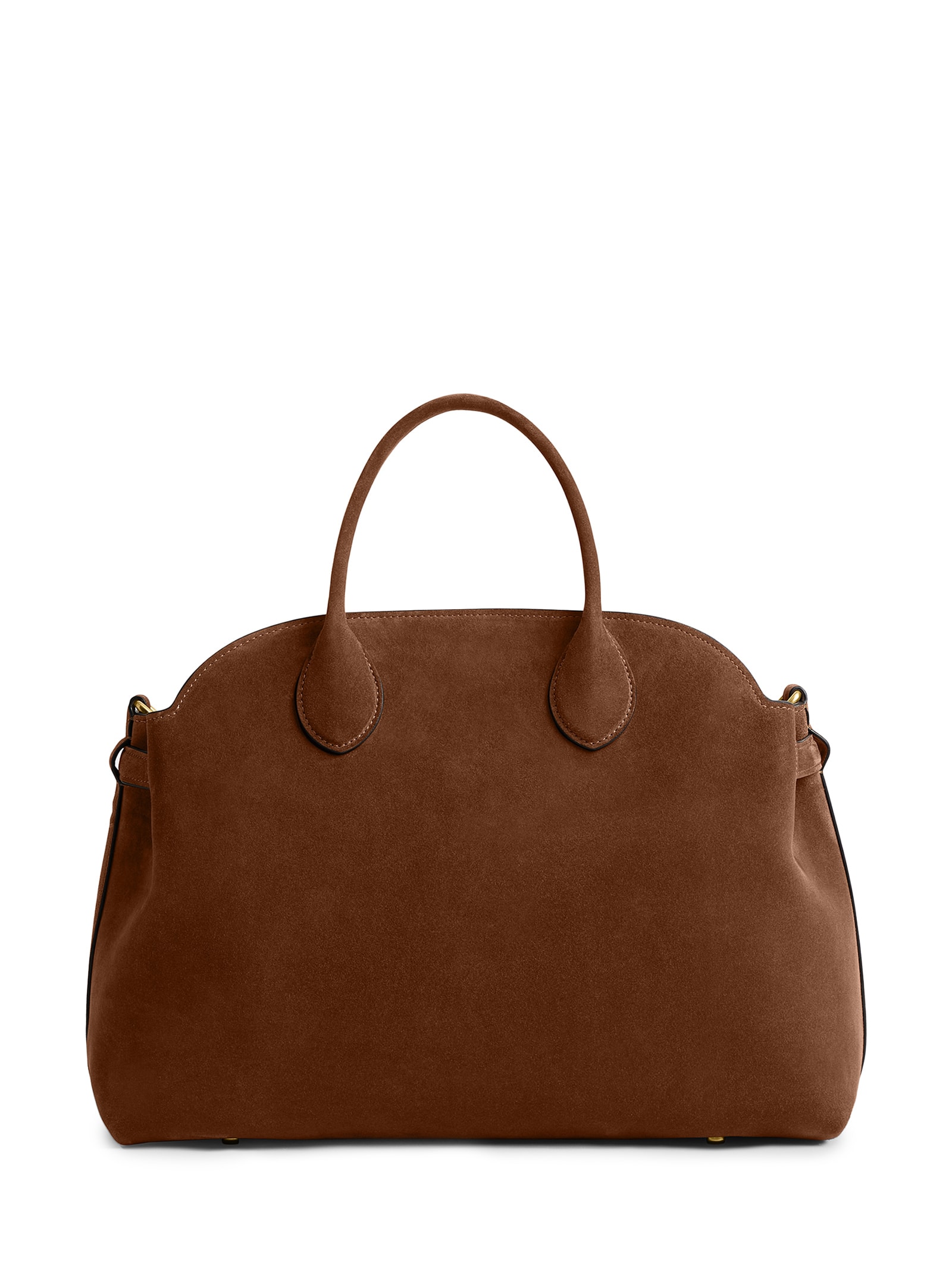 Bolsa Feminina Soft Empire Carryall 40 Suede WA Marrom Coach