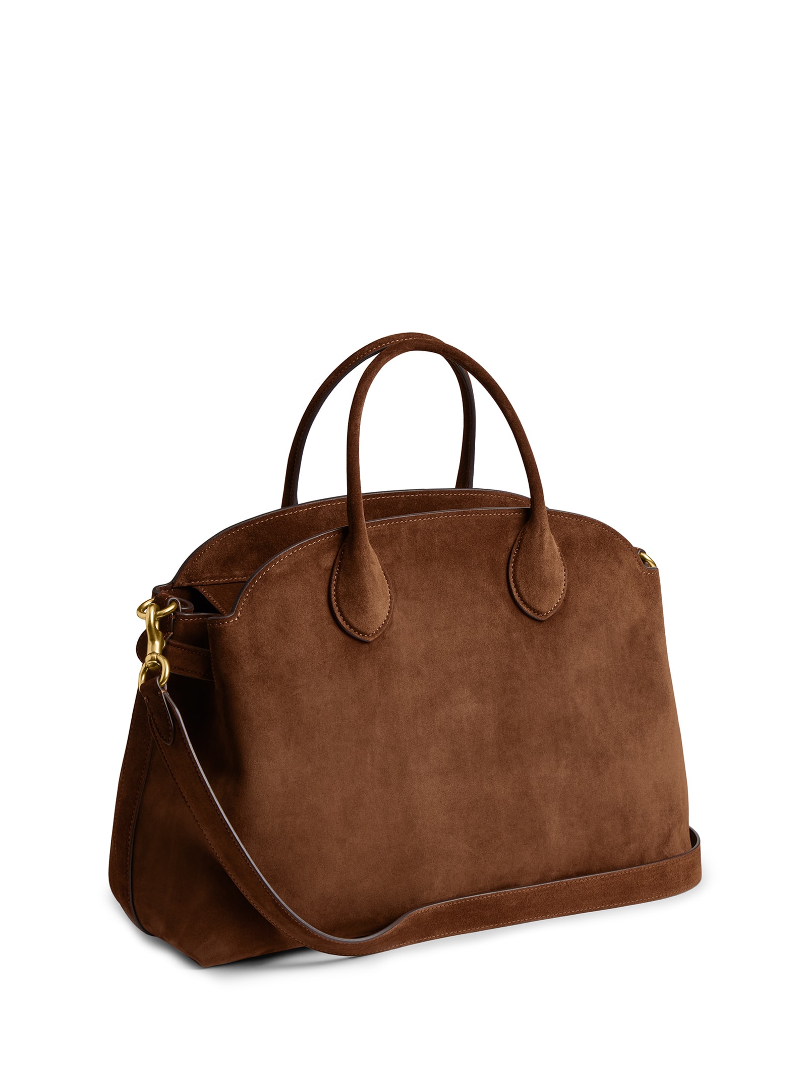 Bolsa Feminina Soft Empire Carryall 40 Suede WA Marrom Coach