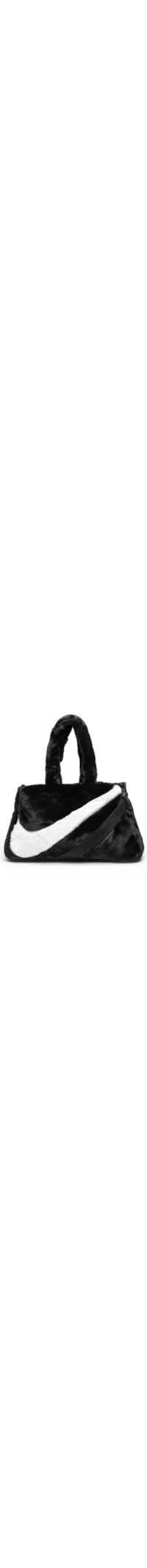 Bolsa Feminina Sportwear Faux Fur - Preto