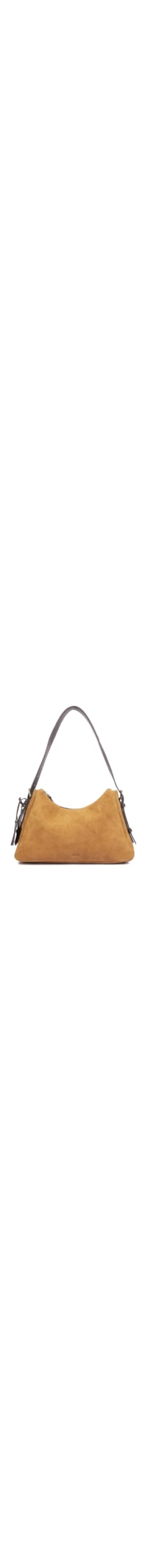 Bolsa Feminina Suede Média - Marrom