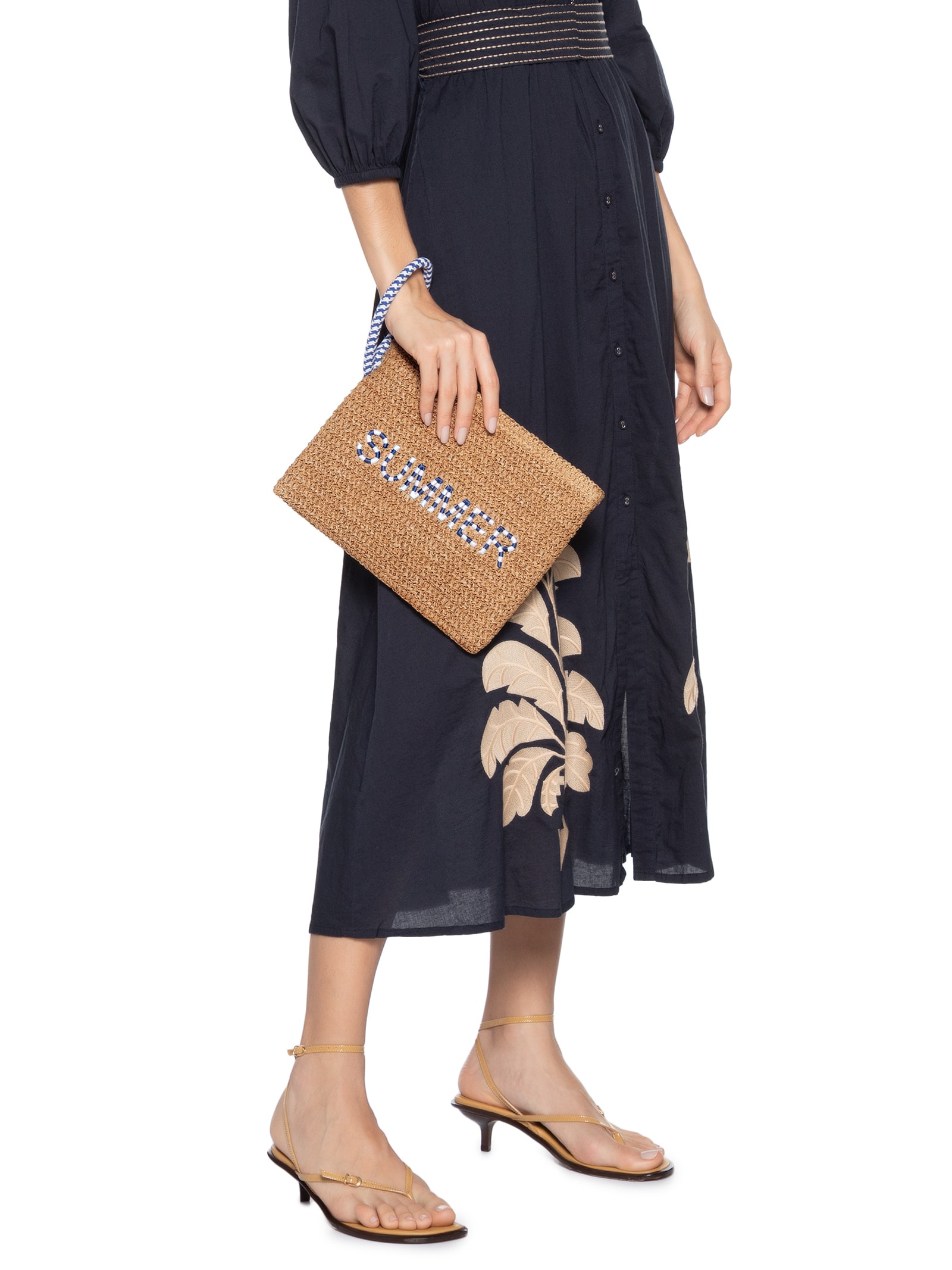 Bolsa Feminina Summer Blue Bege Le Lis