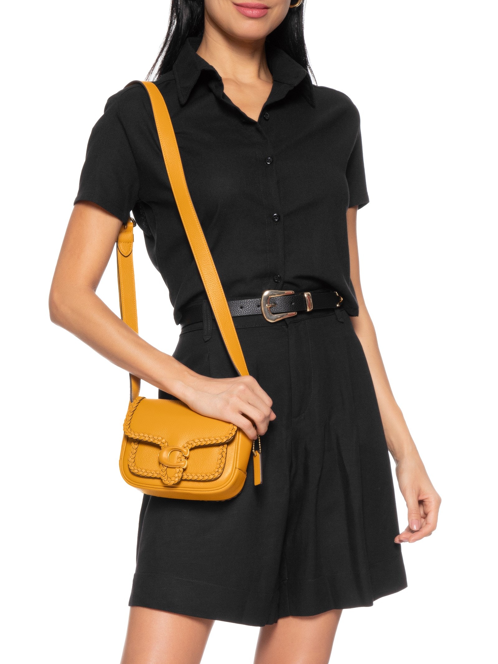 Bolsa Feminina Tabby Messenger 19 - Coach - Amarelo