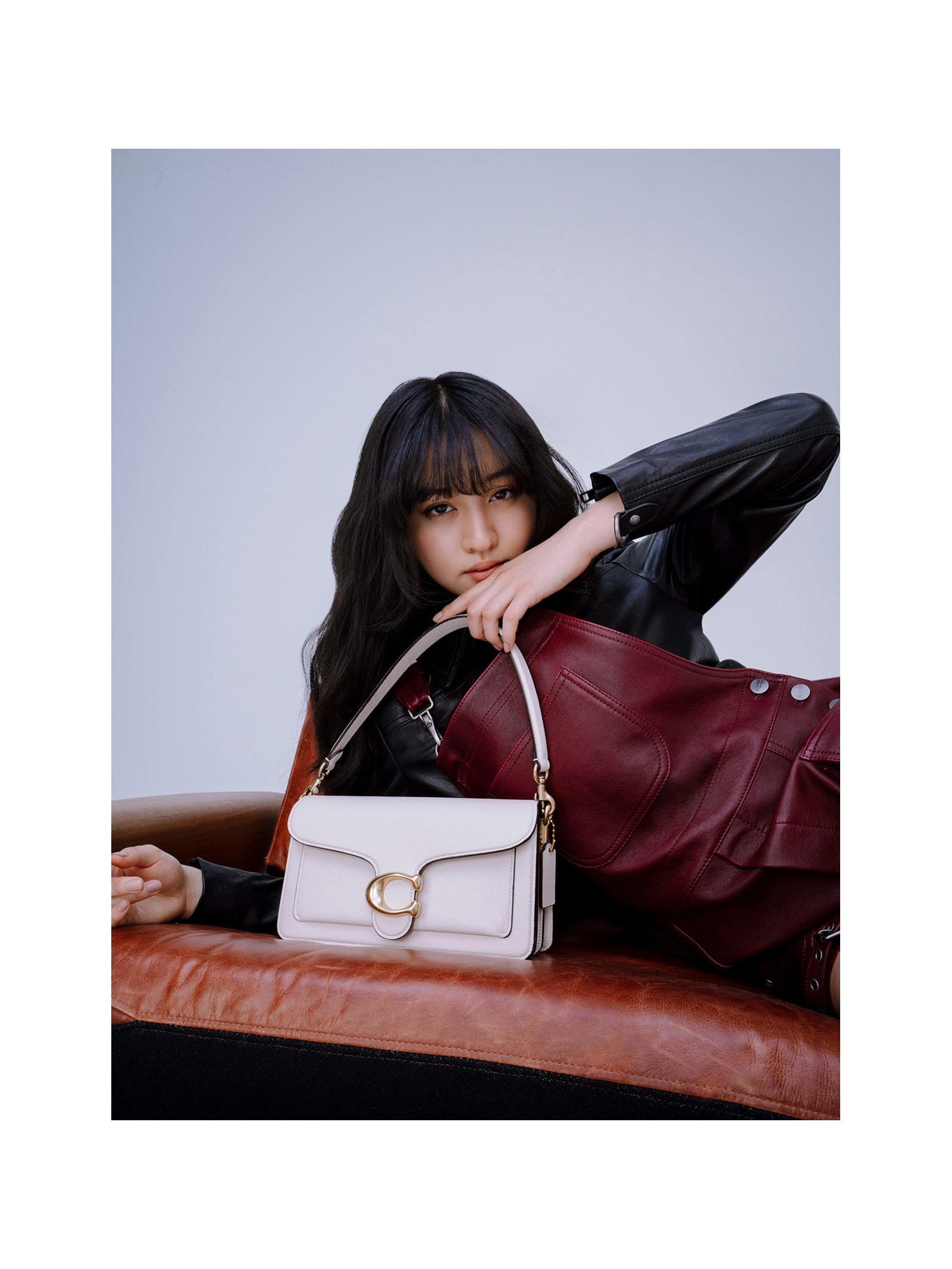 Bolsa Feminina Tabby Shoulder 26 Off White Coach