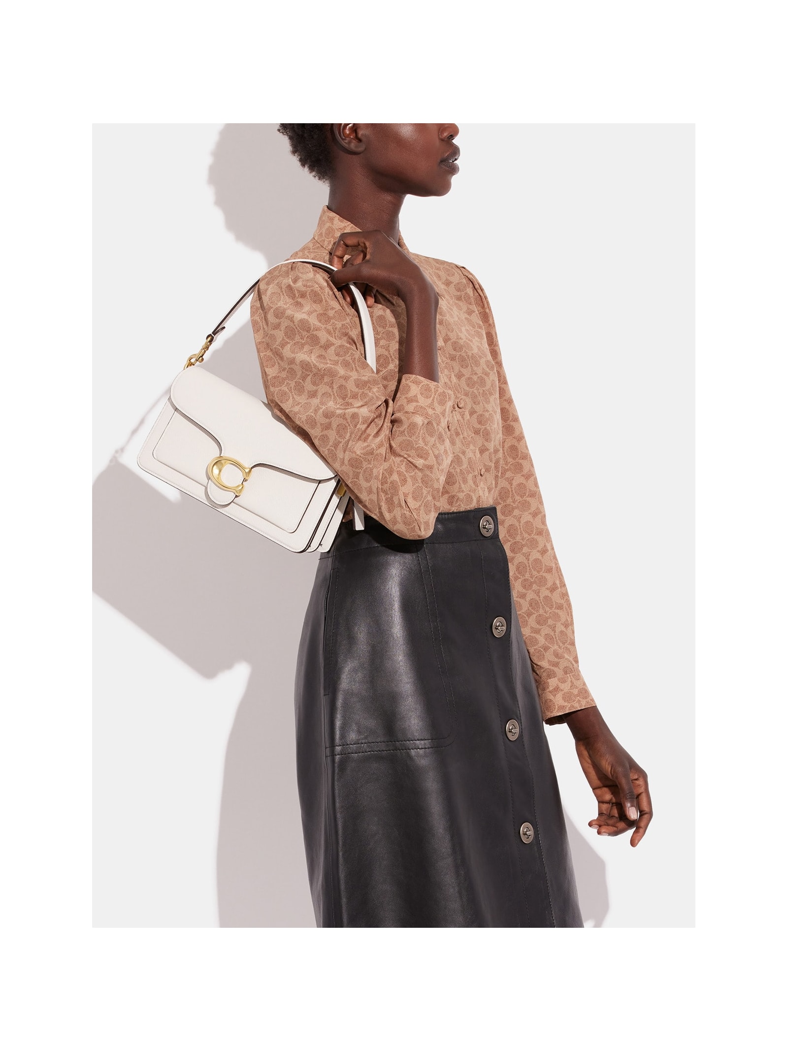 Bolsa Feminina Tabby Shoulder 26 Off White Coach