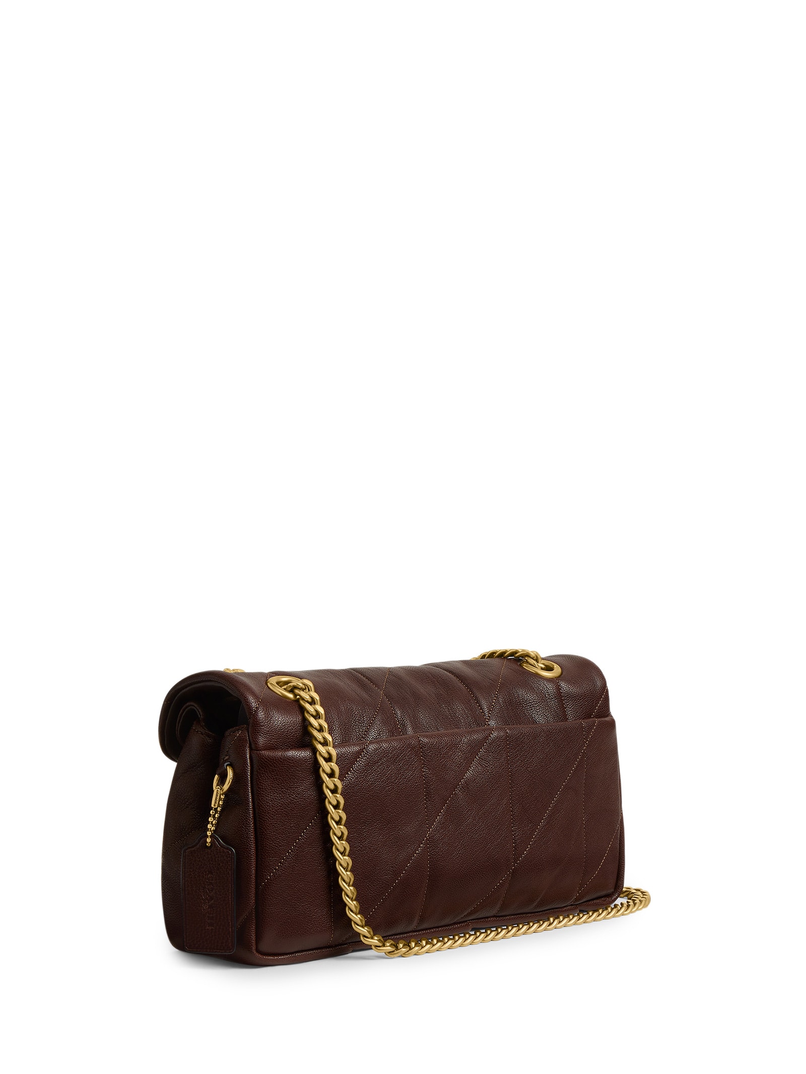 Bolsa Feminina Tabby Shoulder 26 Soft Quilted Marrom Coach