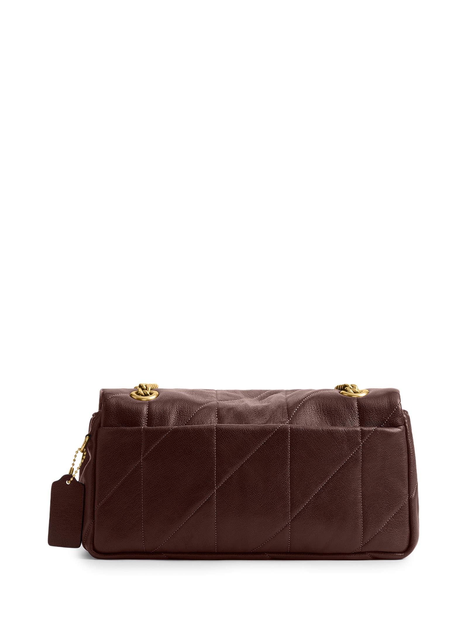 Bolsa Feminina Tabby Shoulder 26 Soft Quilted Marrom Coach