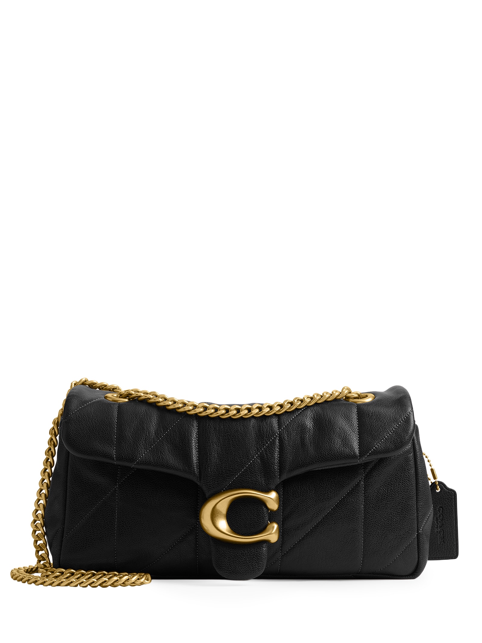 Bolsa Feminina Tabby Shoulder 26 Soft Quilted Preto Coach