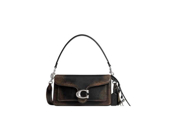 Bolsa Feminina Tabby Shoulder Loved Leather With Quilting - Marrom