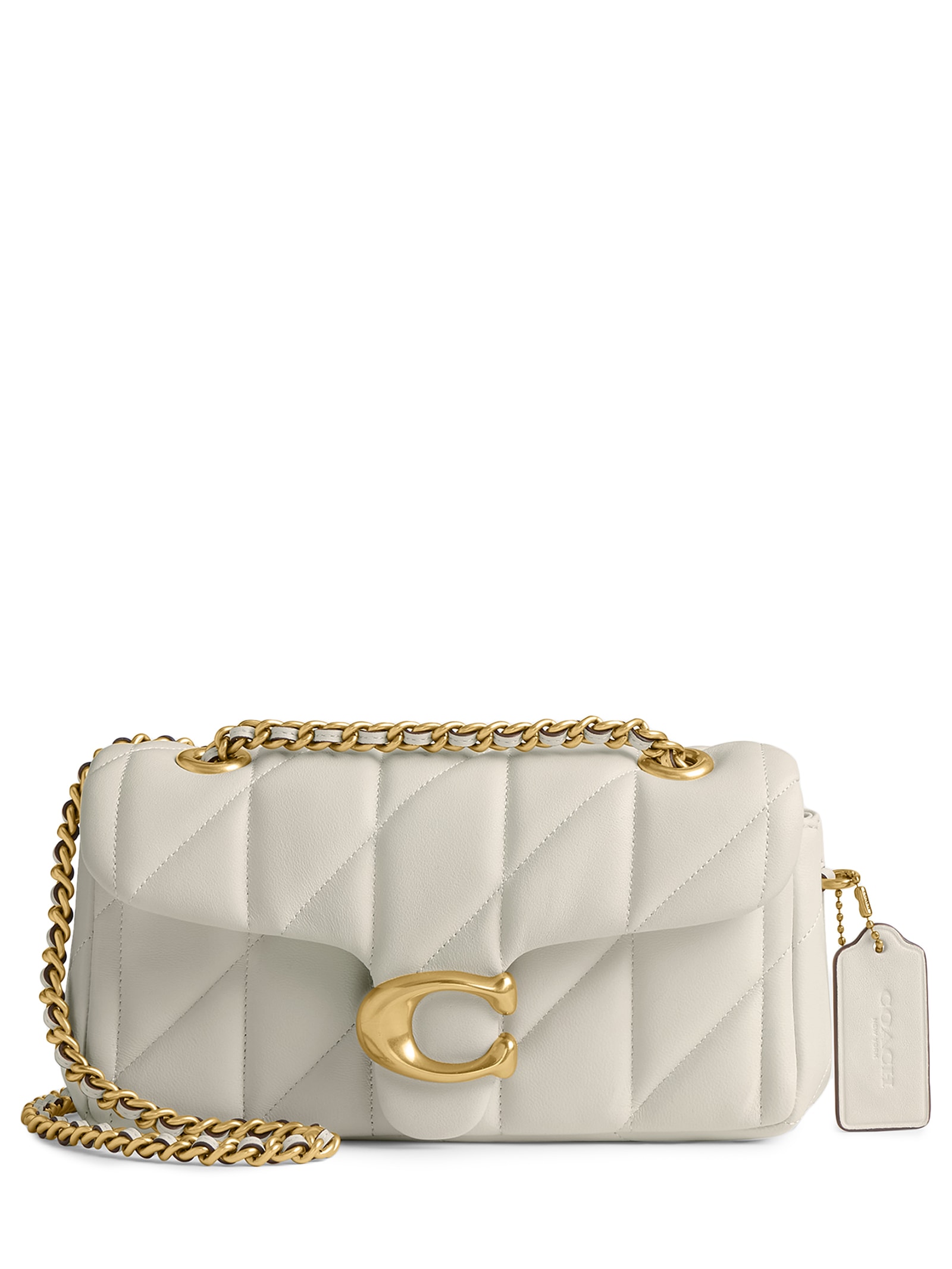 Bolsa Feminina Tabby Shoulder With Quilting 20 Branco Coach