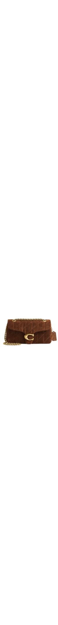 Bolsa Feminina Tabby Shoulder With Quilting Suede 26 - Marrom