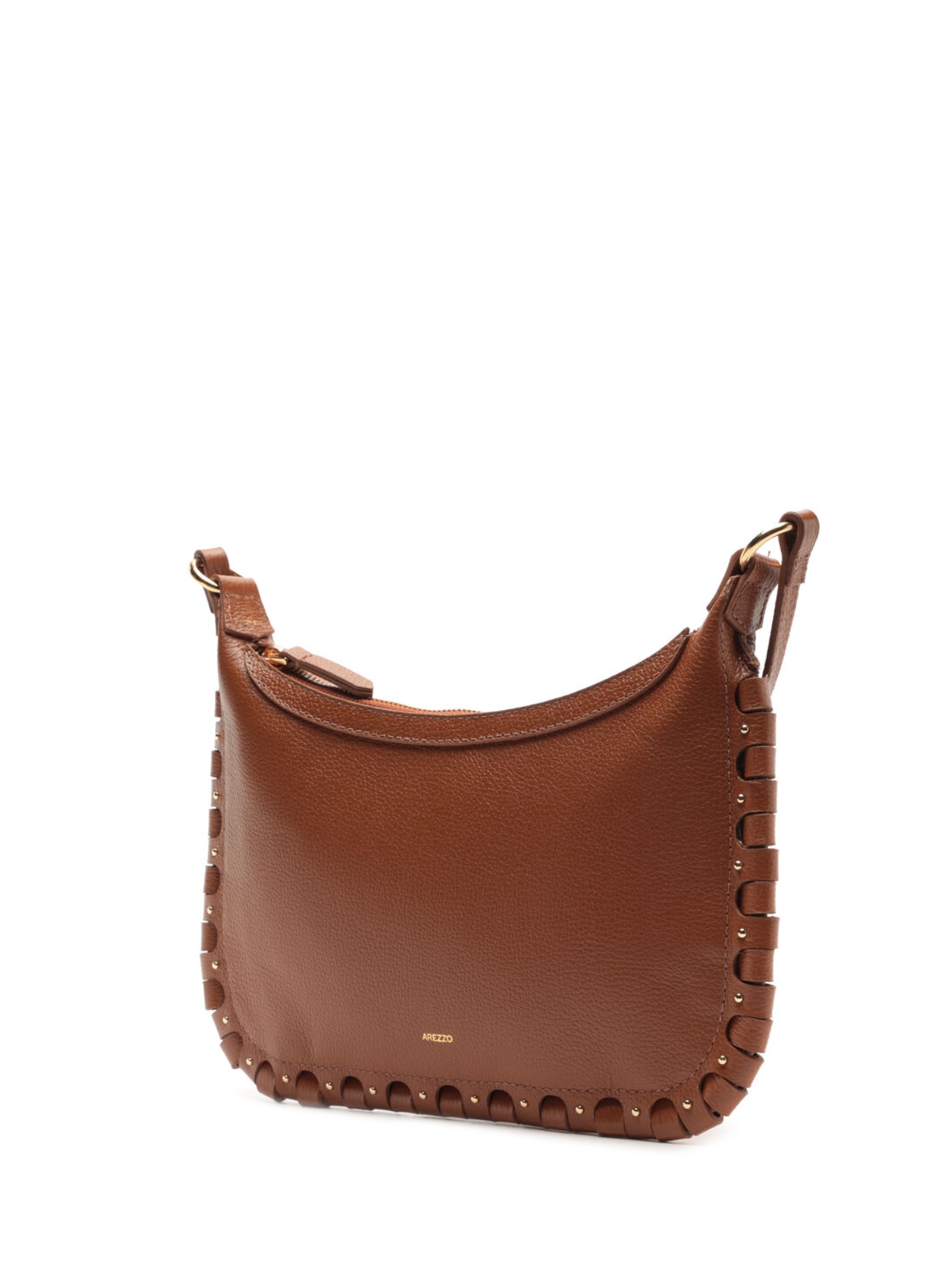 Bolsa Feminina Tachas Marrom Arezzo