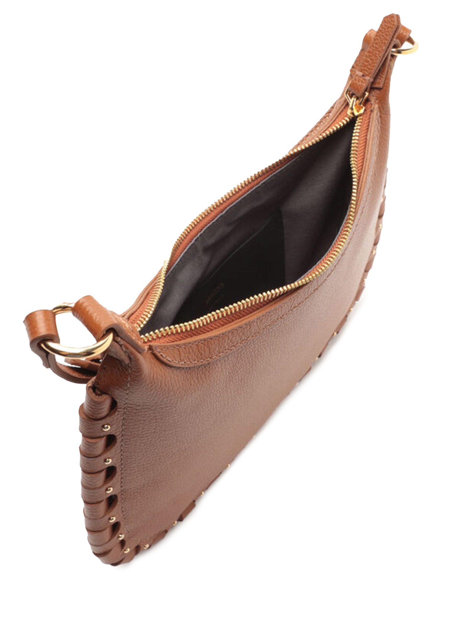 Bolsa Feminina Tachas Marrom Arezzo