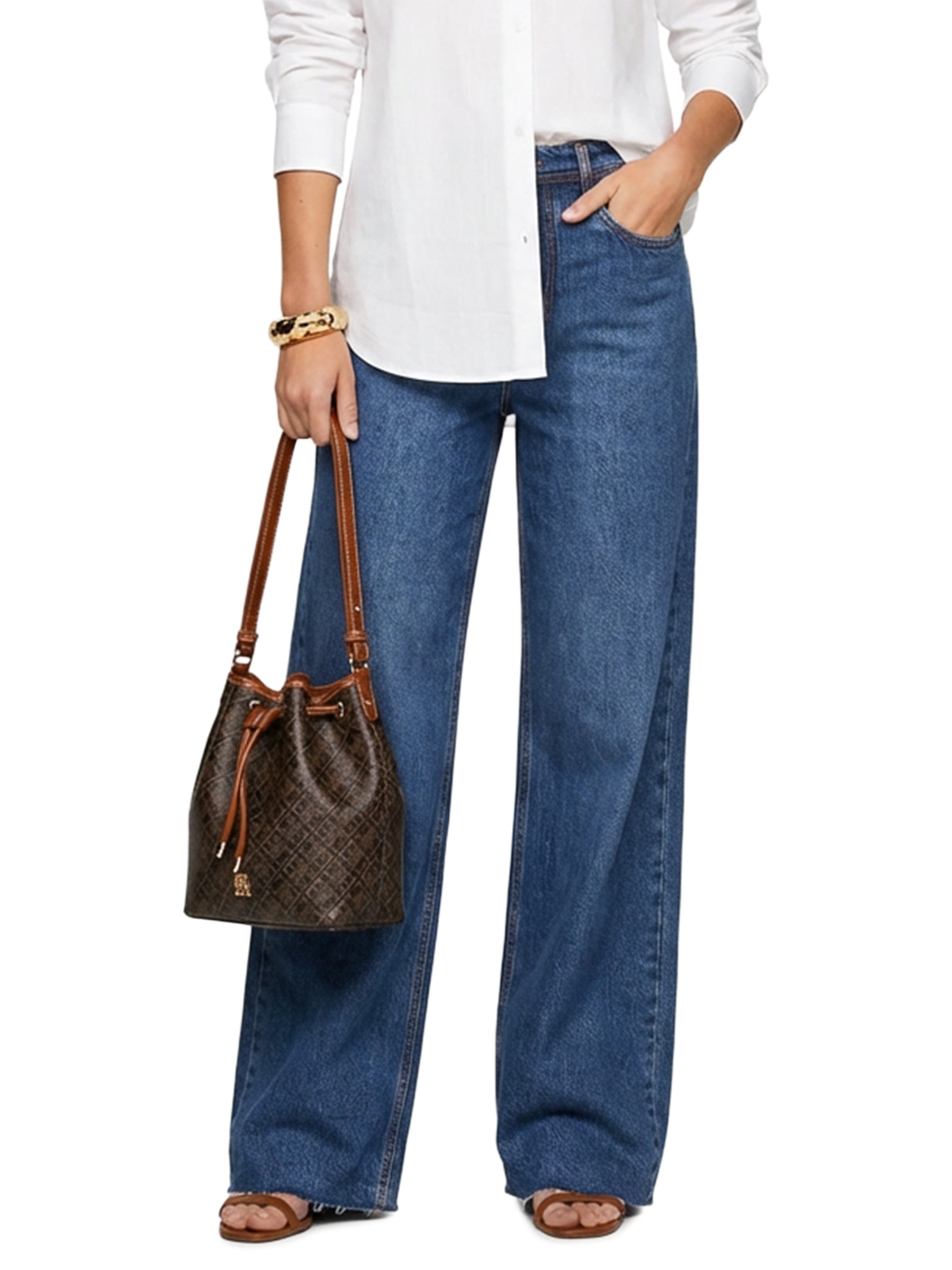 Bolsa Feminina Th Monoplay Marrom Tommy Hilfiger