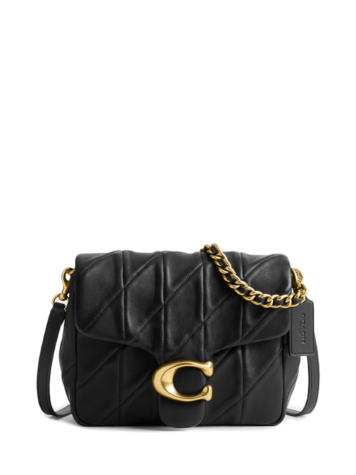 Bolsa Feminina Times Square Tabby Shoulder With Quilting - Preto
