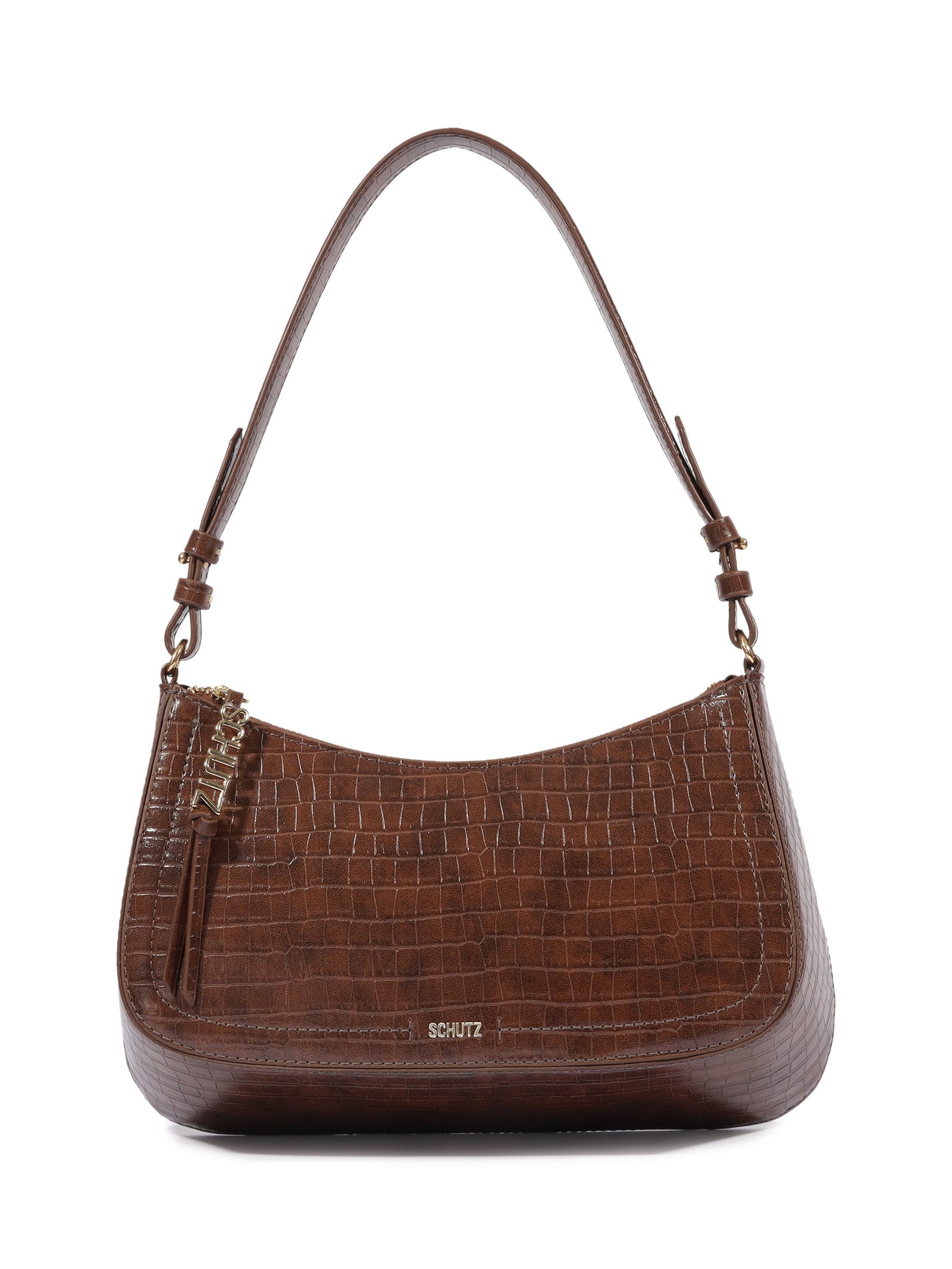 Bolsa Feminina Tina Shoulder Média Marrom Schutz